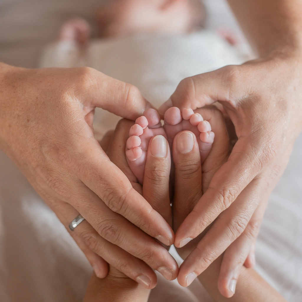 Newbornshoot voetjes